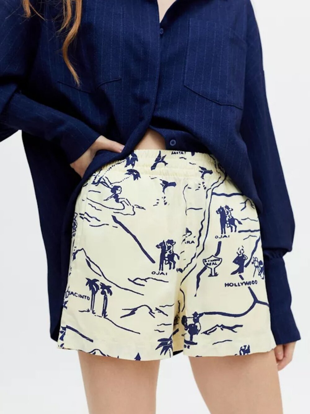 UO Lena High-Waisted Souvenir Short